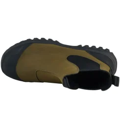 Woden Damenstiefel Magda Gummi Laufsohle 786 Dunkel Oliv / Schwarz