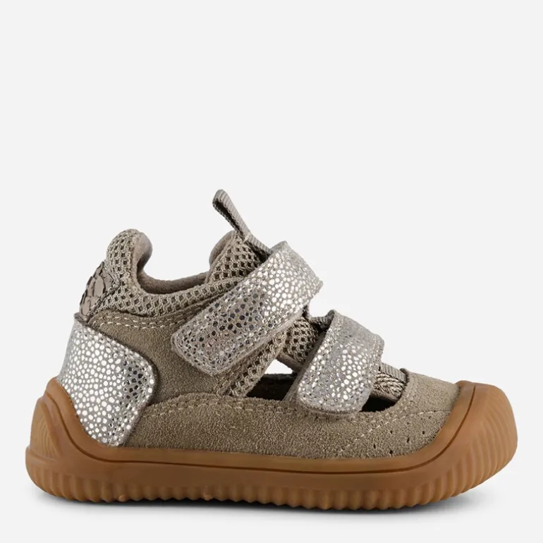 Woden Kinder Tristan Perlen Sandalen 776 Silver Mink