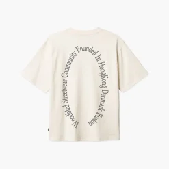 Woodbird Herren Baine Founded T Shirt Off White
