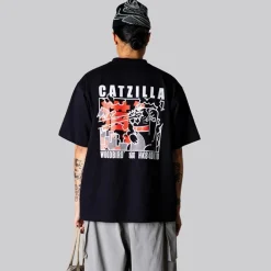 Woodbird Herren Baine Zilla T-Shirt Schwarz