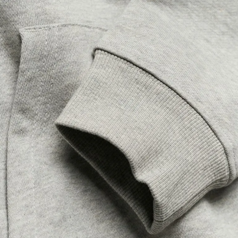 Woodbird Herren Fuji Base Zip Hoodie Light Grey Melange