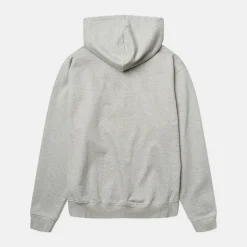 Woodbird Herren Fuji Base Zip Hoodie Light Grey Melange