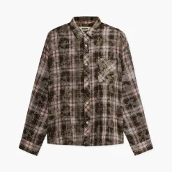 Woodbird Herren Karo Hemd Brown Check