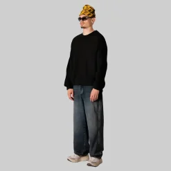 Woodbird Herren Kurt Koi Lieferung Pullover Schwarz