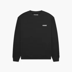 Woodbird Herren Rohr Gegründet Sweatshirt Schwarz