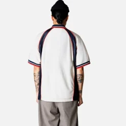 Woodbird Herren Taka Kurzarm Poloshirt Off White