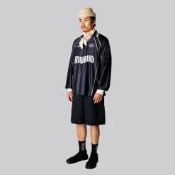 Woodbird Herren Taka Langarm Poloshirt Schwarz