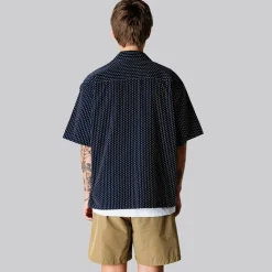 Woodbird Herren Wang Shiko Hemd Dark Navy