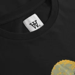 Wood Wood Herren Ace Eyes T Shirt Schwarz