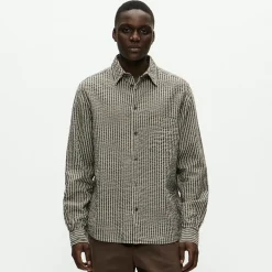 Wood Wood Herren Adrian Hemd Delicioso Stripe
