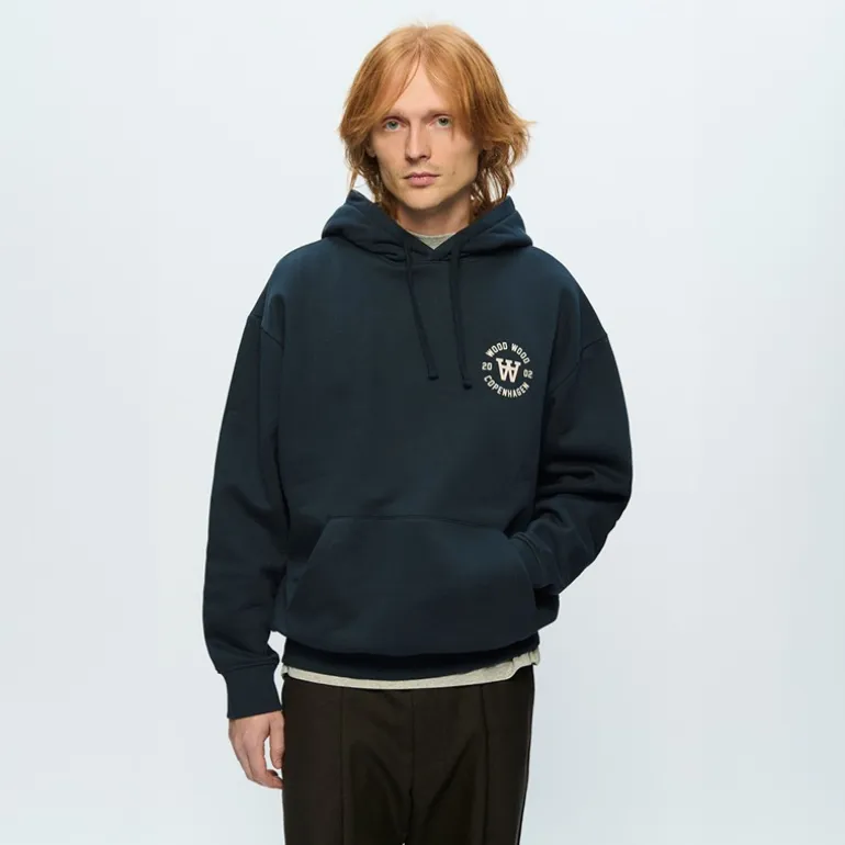 Wood Wood Herren Cass Hoodie Outer Space