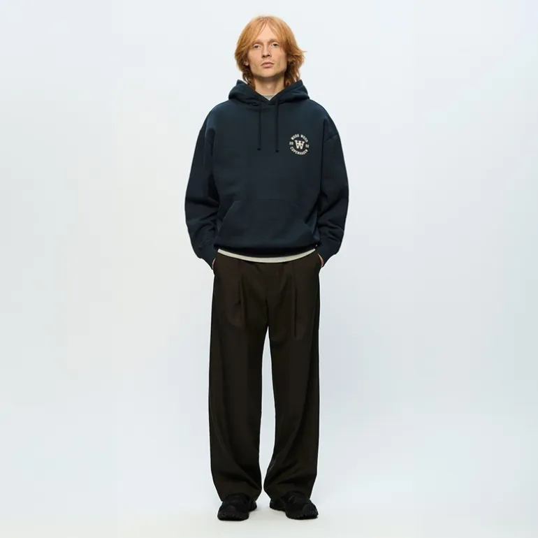 Wood Wood Herren Cass Hoodie Outer Space