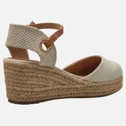 Wrangler Damen Bella Knöchelriemen Keilabsatz Sandalen Birch