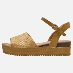 Wrangler Damen Norma Chunky Anle Riemen Sandalen Warm Sand