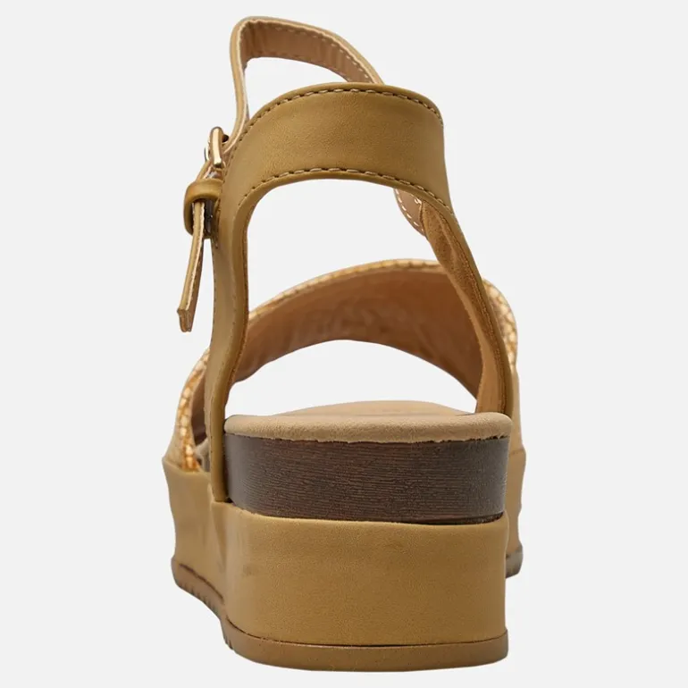 Wrangler Damen Norma Chunky Anle Riemen Sandalen Warm Sand